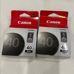 Canon ink PG-40 new lot of 2